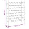 vidaXL Wijnrek voor 48 flessen metaal goudkleurig