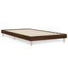 vidaXL Bedframe zonder matras bewerkt hout bruin eikenkleur 100x200 cm