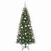 vidaXL Kunstkerstboom met 300 LED met standaard Groen 180 cm PE en PVC