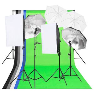 vidaXL Fotostudioverlichtingsset