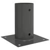 vidaXL Ronde grondanker 12 st Antraciet 15 x 15 x 15 cm Metaal