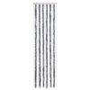 vidaXL Vliegengordijn 56x200 cm chenille grijs en wit