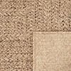 vidaXL Vloerkleed ZIZUR beige binnen en buiten 240x240 cm jute look