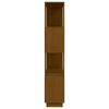 vidaXL Boekenkast/kamerscherm 80x25x132 cm massief hout honingbruin