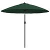 vidaXL Parasol met aluminium paal 270 cm groen