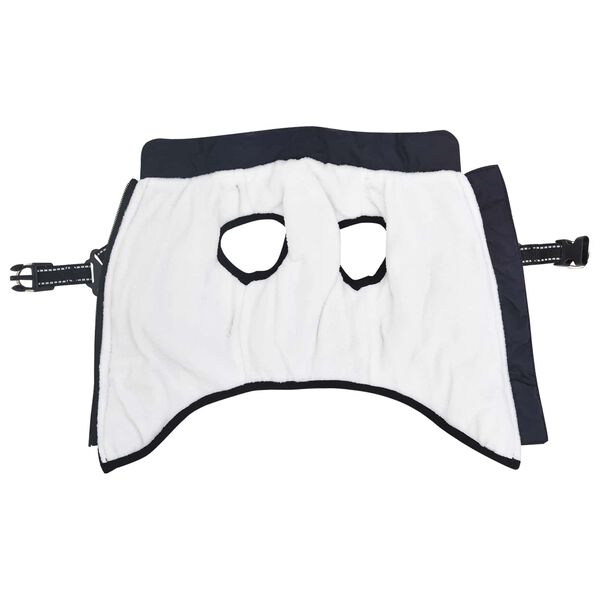 vidaXL Hondenjas Marineblauw L28 Fleece en polyester