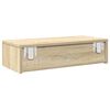 vidaXL Wandschap met lades 60x26,5x15cm bewerkt hout sonoma eikenkleur