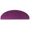 vidaXL Trapmatten 30 st 65x21x4 cm Violet Halfrond Groot
