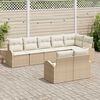 vidaXL Tuin Sofa Set Beige en Cr&egrave;me 55 x 55 x 37 cm poly rattan