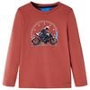 Kindershirt met lange mouwen 104 hennakleurig