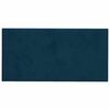 vidaXL Wandpanelen 12 st 0,54 m² 30x15 cm fluweel blauw