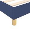 vidaXL Boxspring bed 90x190 cm stof blauw