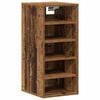 vidaXL Schoenenkasten 2 st 32x35x70 cm bewerkt hout oud houtkleurig