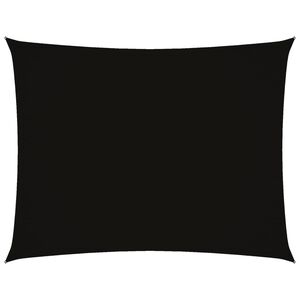 vidaXL Zonnescherm rechthoekig 2,5x4 m oxford stof zwart