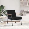 vidaXL Fauteuil Zwart 59 x 75 x 78 cm Stof