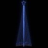 vidaXL LED-kerstboom 495 LEDs 300,5 cm blauw