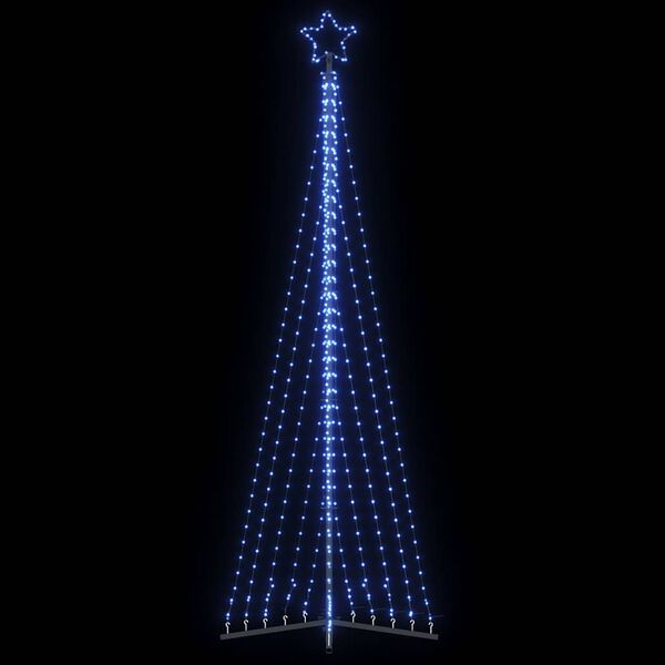 vidaXL LED-kerstboom 495 LEDs 300,5 cm blauw