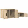 vidaXL Opbergkast 2 pcs Sonoma Eiken 108 x 41 x 40 cm Bewerkt hout
