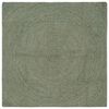 vidaXL Vloerkleden Olijfgroen 160 x 160 cm Jute