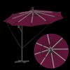 vidaXL Parasol Bordeaux Rood 294 x 294 x 248 cm Polyester en Aluminium