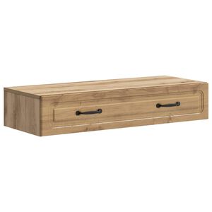 vidaXL Wandmontage Zijtafel 87,5 x 34,5 x 17 cm Bewerkt hout