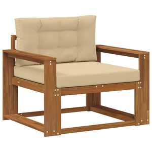 vidaXL Buiten Midden Sofa Naturel