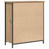 vidaXL Dressoir artisanaal eikenkleurig 70 x 30 x 80 cm Bewerkt hout