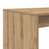 vidaXL Bureau met plank Artisan Eiken 108 x 55 x 103.5 cm Bewerkt hout