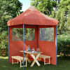 vidaXL Partytent Terracotta 200 x 200 x 306 cm Oxford Stof