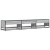 vidaXL Tv-meubel 270x40x46 cm bewerkt hout grijs sonoma eikenkleurig