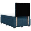 vidaXL Boxspring met matras fluweel blauw 120x200 cm