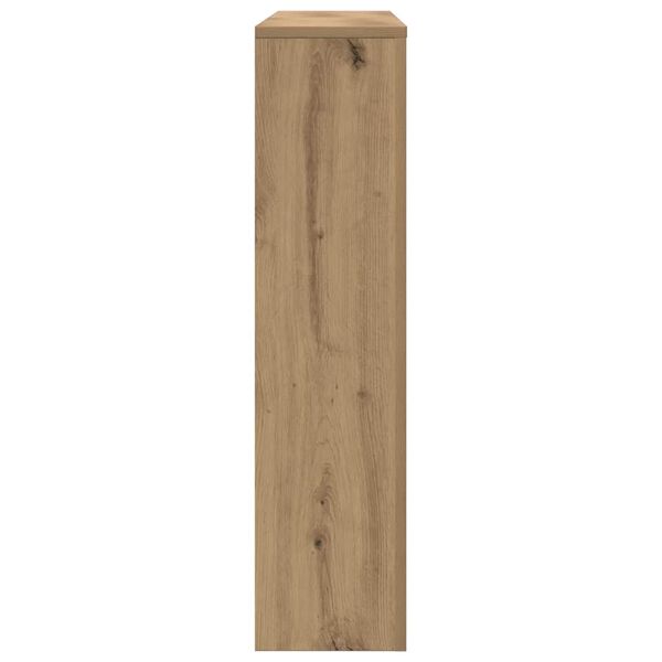 vidaXL Radiatorombouw 175x20x82 cm bewerkt hout artisanaal eikenkleur