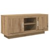 vidaXL TV-kast 102 x 35 x 45 cm Artisan Eiken Bewerkt hout