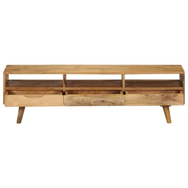 vidaXL Tv-meubel 140x30x41 cm massief mangohout