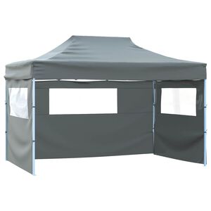 vidaXL Partytent Antraciet 291 x 431 x 315 cm Oxford Stof