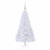 vidaXL Kunstkerstboom met 150 LED Wit 120 cm PVC en staal