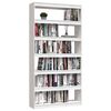 vidaXL Boekenkast/kamerscherm 100x30x200 cm massief grenenhout wit