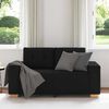 vidaXL Loveseat bank 160x77x82 cm stof zwart