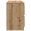 vidaXL Tv-meubel 100x35x54 cm bewerkt hout artisanaal eikenkleurig