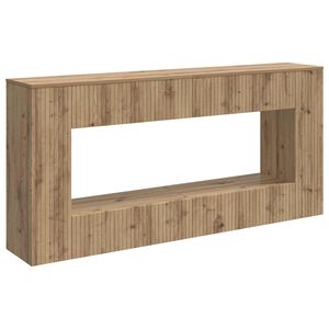 vidaXL Wandtafel Artisan Eik 155 x 29 x 74 cm Geconstrueerd hout