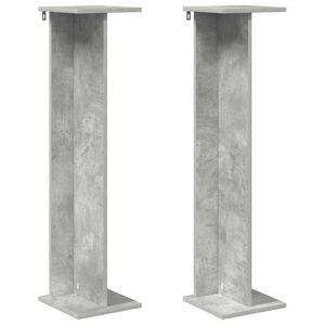 vidaXL Plantenstandaard Beton Grijs 25 x 25,5 x 100,5 cm