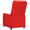 vidaXL Fauteuil verstelbaar kunstleer rood