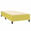 vidaXL Boxspring met matras en LED stof groen 90x190 cm