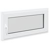 vidaXL Kelderraam RISOR 100 x 50 cm PVC en glas Wit