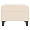 vidaXL Voetenbank 70x55x41 cm microvezelstof beige