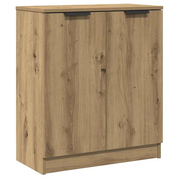 vidaXL Dressoirs 3 st 60x30x70 cm bewerkt hout artisanaal eikenkleurig