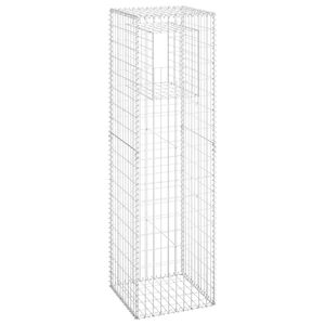 vidaXL Schanskorf paal 50x50x180 cm ijzer