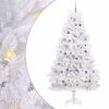 vidaXL Kunstkerstboom 270 cm PVC en staal Wit