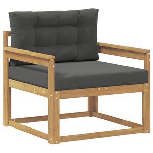 vidaXL Buiten Midden Sofa Polyester Wit