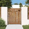 vidaXL Poort 100x125 cm bamboe-ontwerp cortenstaal